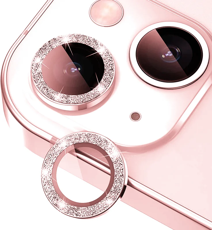Glitter Diamond Tempered Glass Camera Lens Protector Screen Film