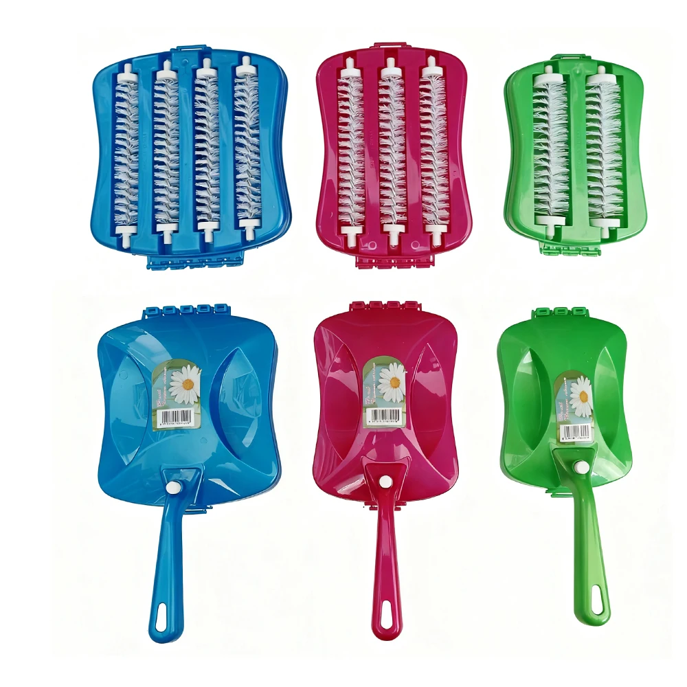 Odkurzacz ręczny do dywanów i mebli z potrójną szczotką do usuwania sierści zwierząt, szczotka do czyszczenia domu.