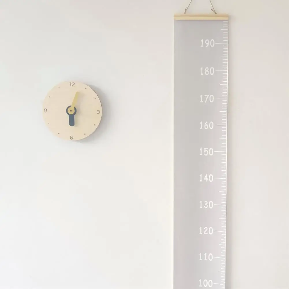 Popular Height Chart Fabric Hanging Portable Kids Height Chart Growth Easy to Install