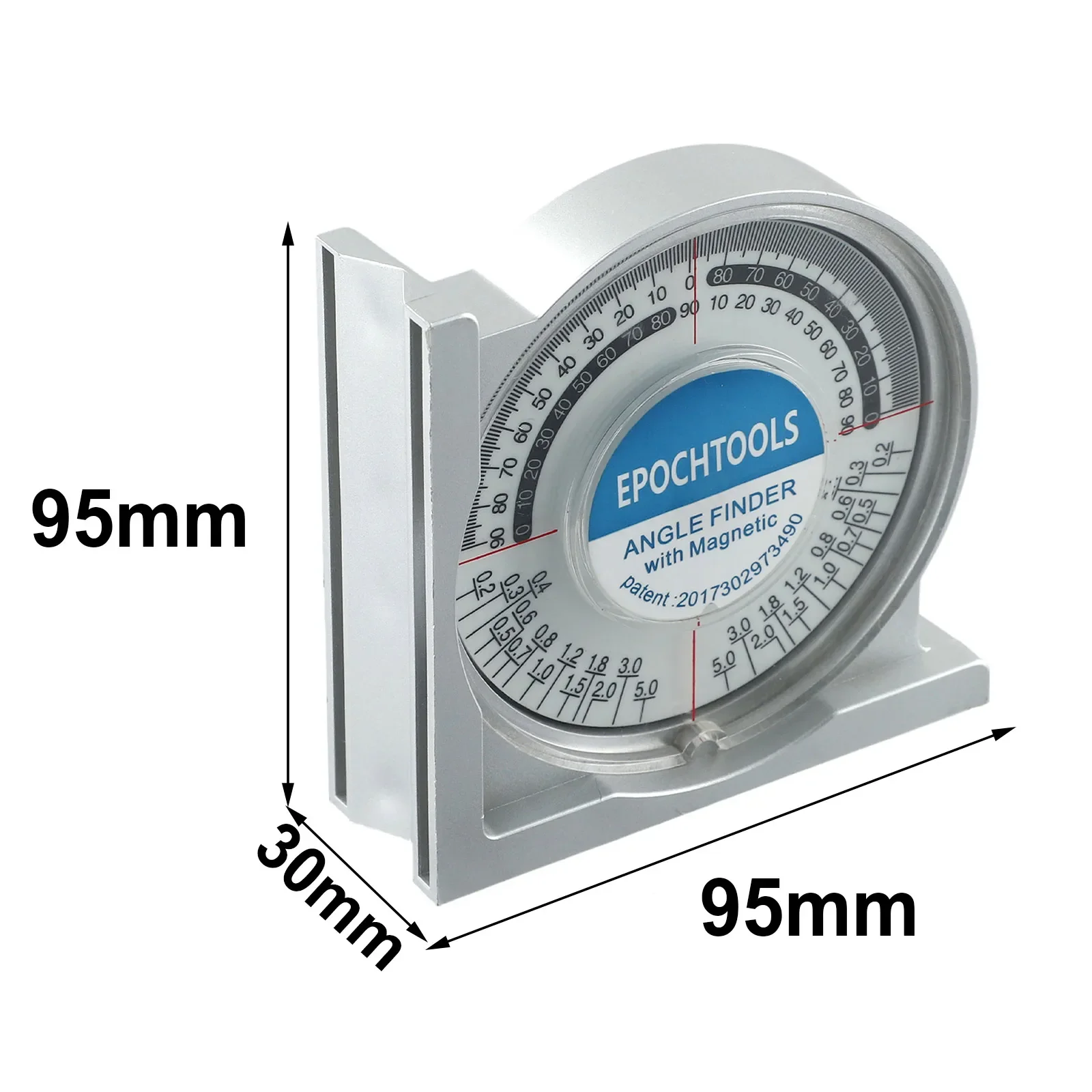 Inclination level magnetic angle positioner locator measuring inclinometer gauge portable slope level meter finder protractor