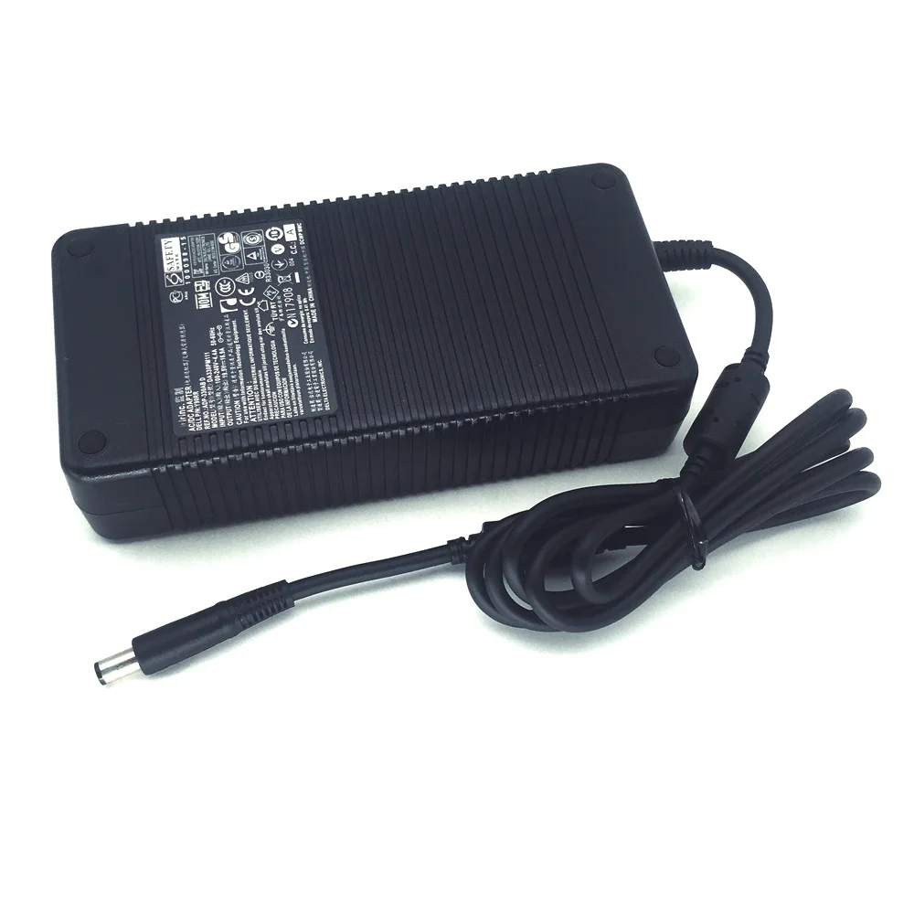  330W 19.5V 16.9A AC 어댑터 (델 에일리언웨어 M16 M17 M18 X16 X17 X51 P124F001 P51E001 P120F001 P124F용 충전기/전원 공급 장치)