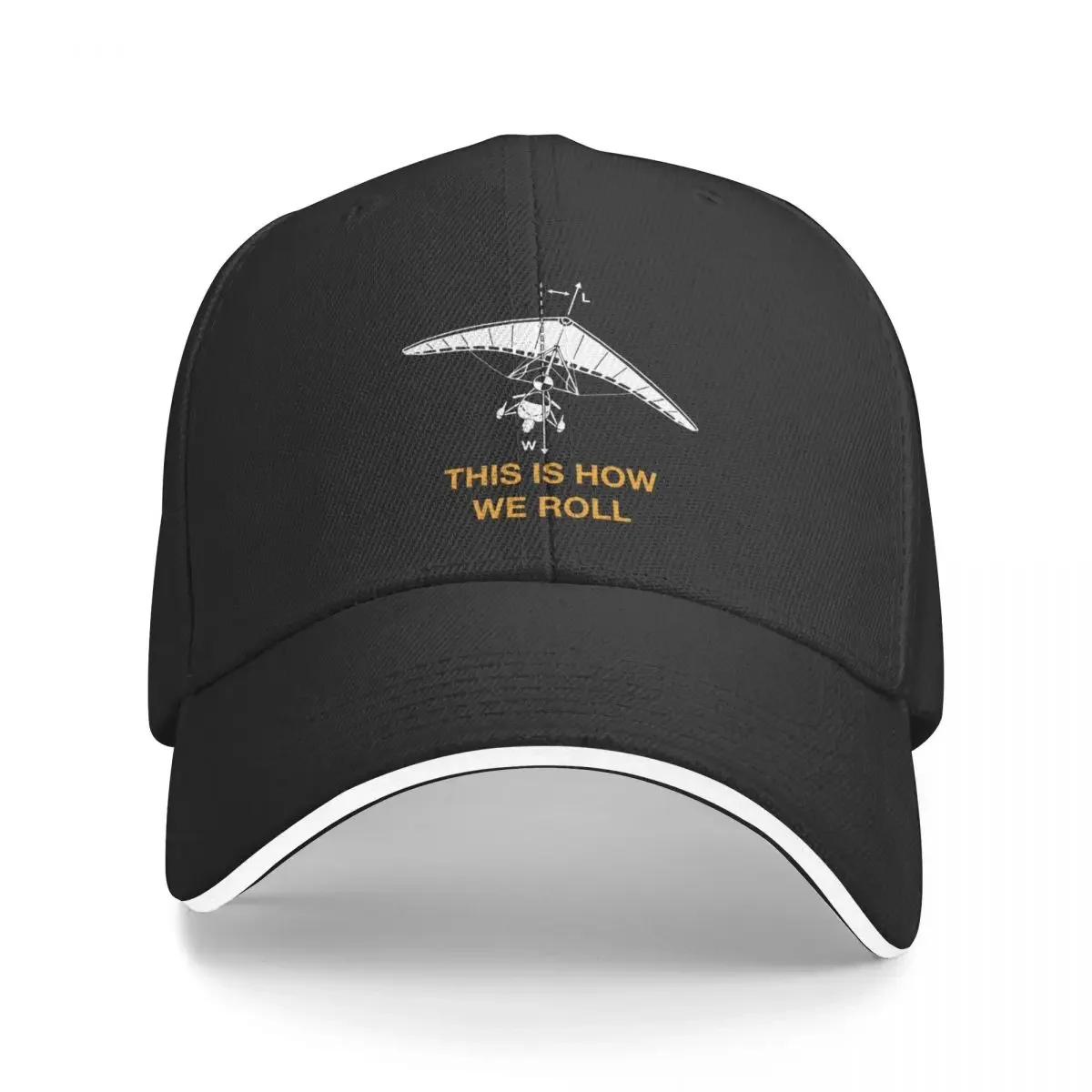 

This is How We Roll - Ultralight Trike Aircraft Baseball Cap Uv Protection Solar Hat Big Size Hat Golf Wear Men Women's
