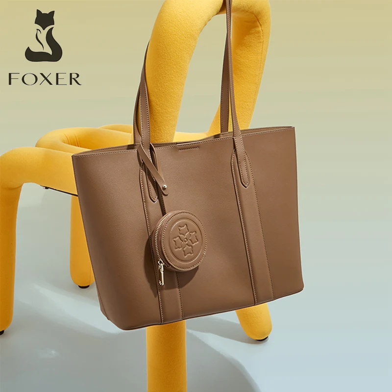 Foxer Laurie Women Tote Split Leather