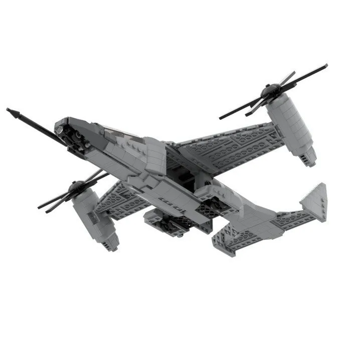 Hot MV-26 Falcon Technology Building Bricks Military Transport Aircraft Model Blocks Plane Military Fans Toys Bricks Gift 1