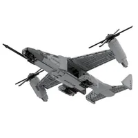 Hot MV-26 Falcon Technology Building Bricks Military Transport Aircraft Model Blocks Plane Military Fans Toys Bricks Gift 1