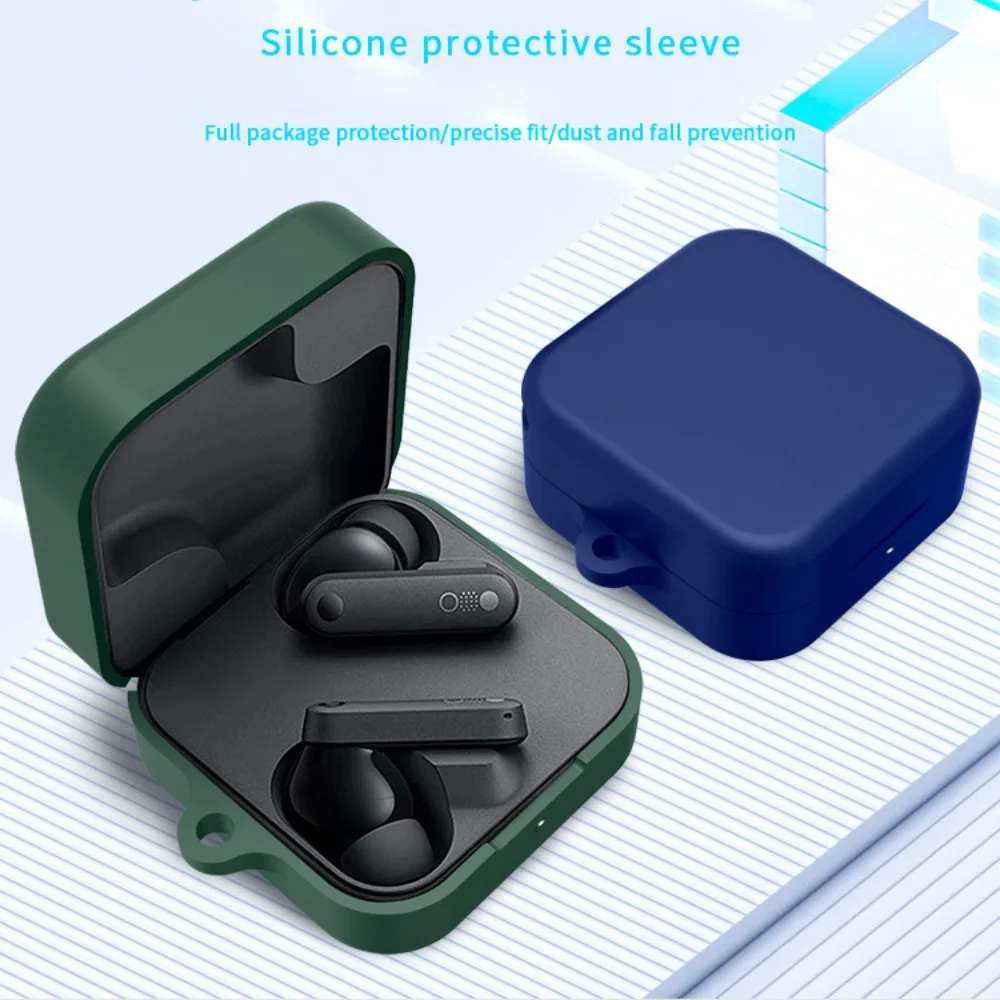 New Silicone Case Cover Protective Anti-Scratch Protector Shockproof with Hook Shell for CMF by NOTHING BUDS