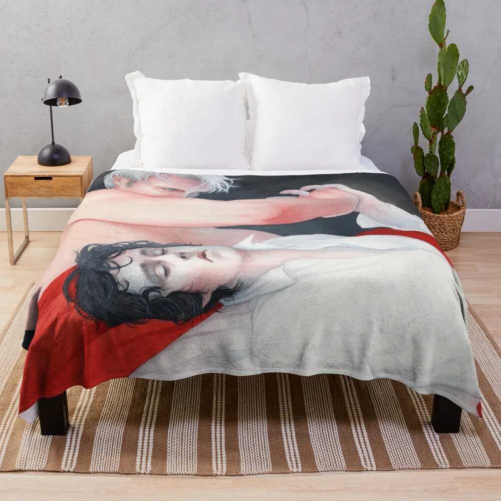 

Hannibal AU / Hannigram Throw Blanket Oversized Throw Blanket