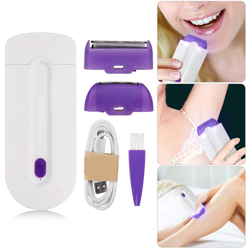 Woman Home-Use Painless Hair Removal Kit Touch Epilator Usb Rechargeable Body Face Leg Bikini Remove Depilador Shaver 1Pcs