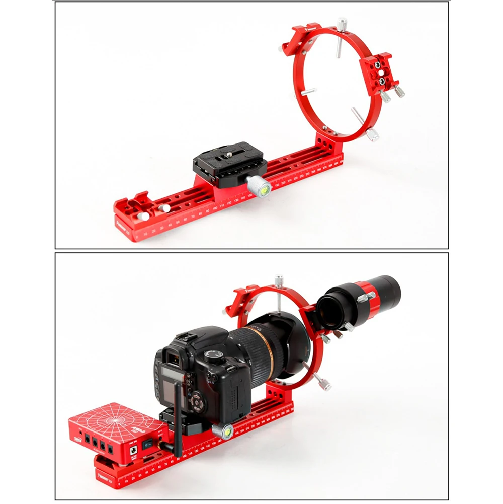 Scaled Shrew Vixen-Style Dovetail Plate 60-400mm Red Camera