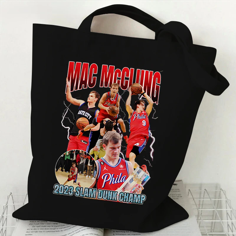 Women\'s SLAM DUNK Anime Beach Bag Y2k Aesthetic Shopping Bag Kawaii Backpack Cute Graceful Tote Bag Multifunction Cloth Bag