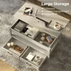 Coffee Table, Lift Top Coffee Table with Drawers and Hidden Compartment, Living Room Table with Wooden Lift Tabletop 5
