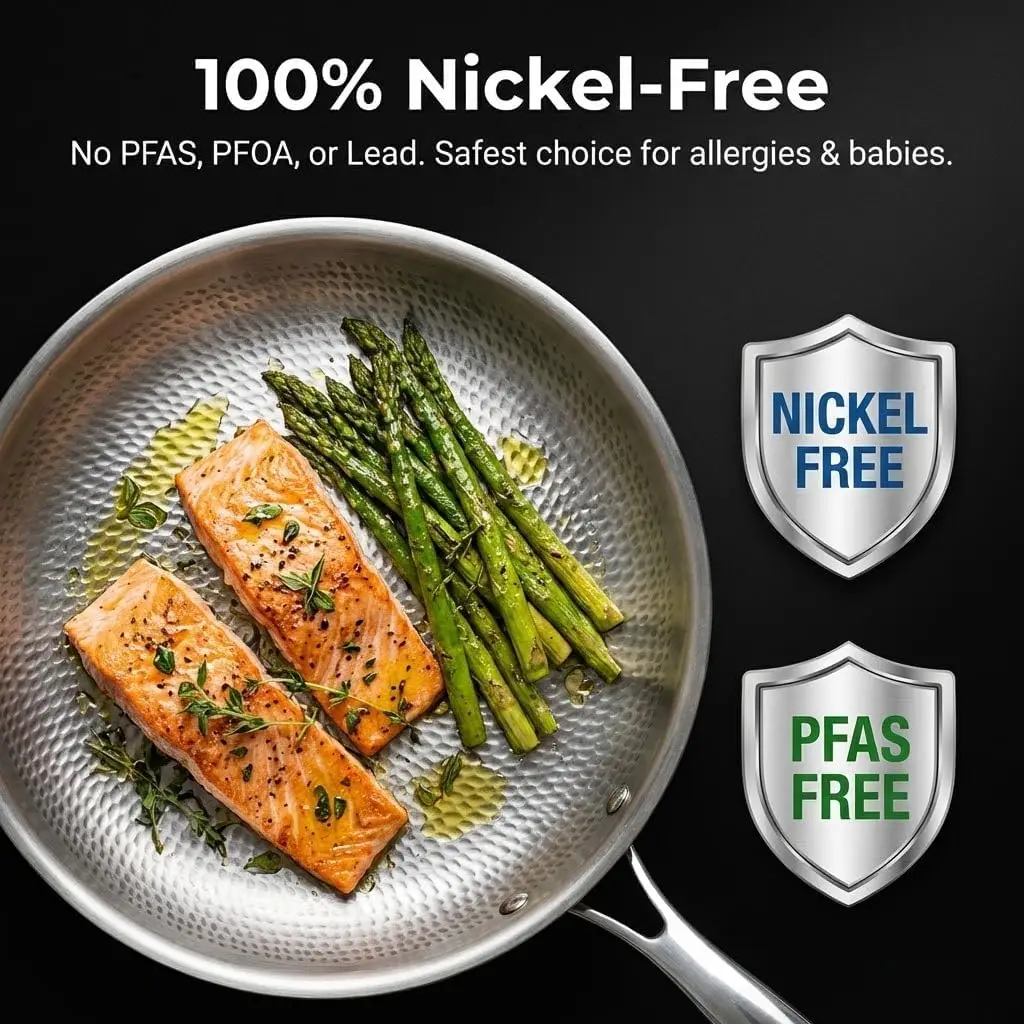 Titanium Frying Pan Set 4