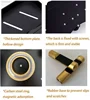 Bathroom Hairdryer Holder Black Gold Storage Rack Wall Mounted Dryer and Hair Curler Racks For Dyson Supersonic Hair Dryer Shelf 3