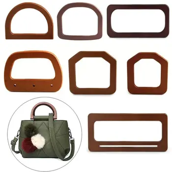 Nuove maniglie per borse in legno rimovibili maniglie per borse tracolla tracolla confezione regalo maniglia per bagagli accessori artigianali