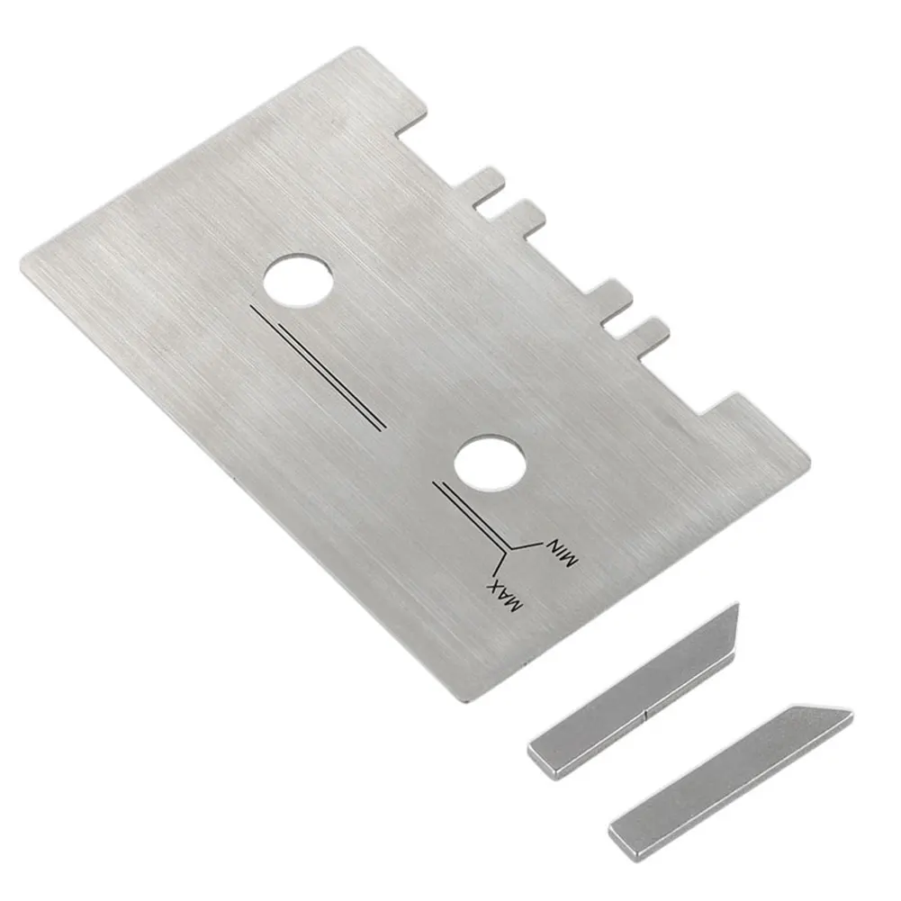 Head Guide Gauge Mechanical Alignment Cassette Cauge Set with 2pcs Check Bar Aluminum Alloy Easy To Install Sliver
