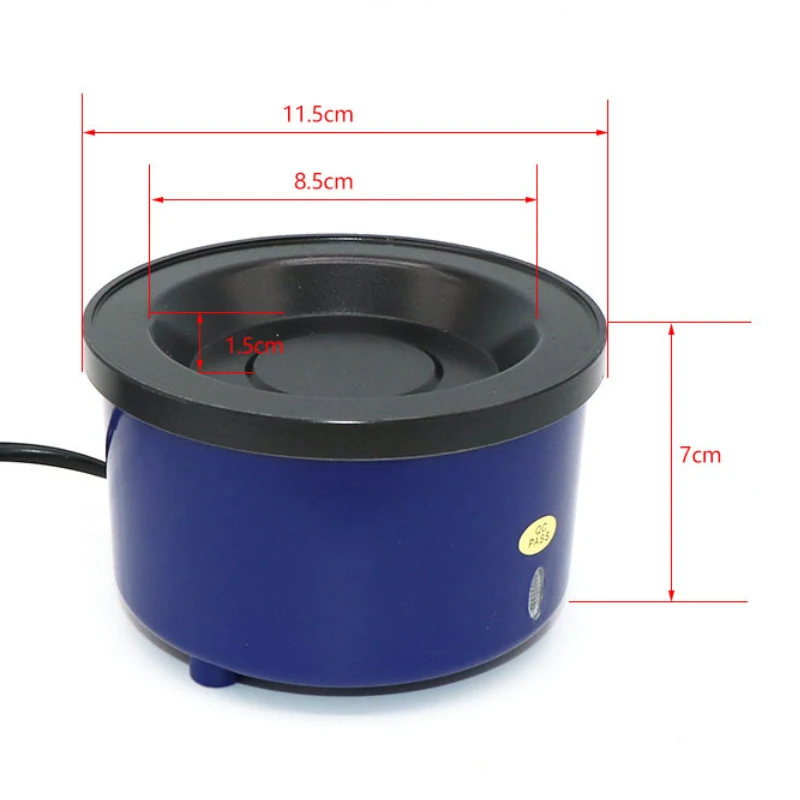 Professional 80W Hot Pot/Glue Stove Melting Keratin Glue Beads Constant Temperature for Fusion Hair Extension Repair Tools
