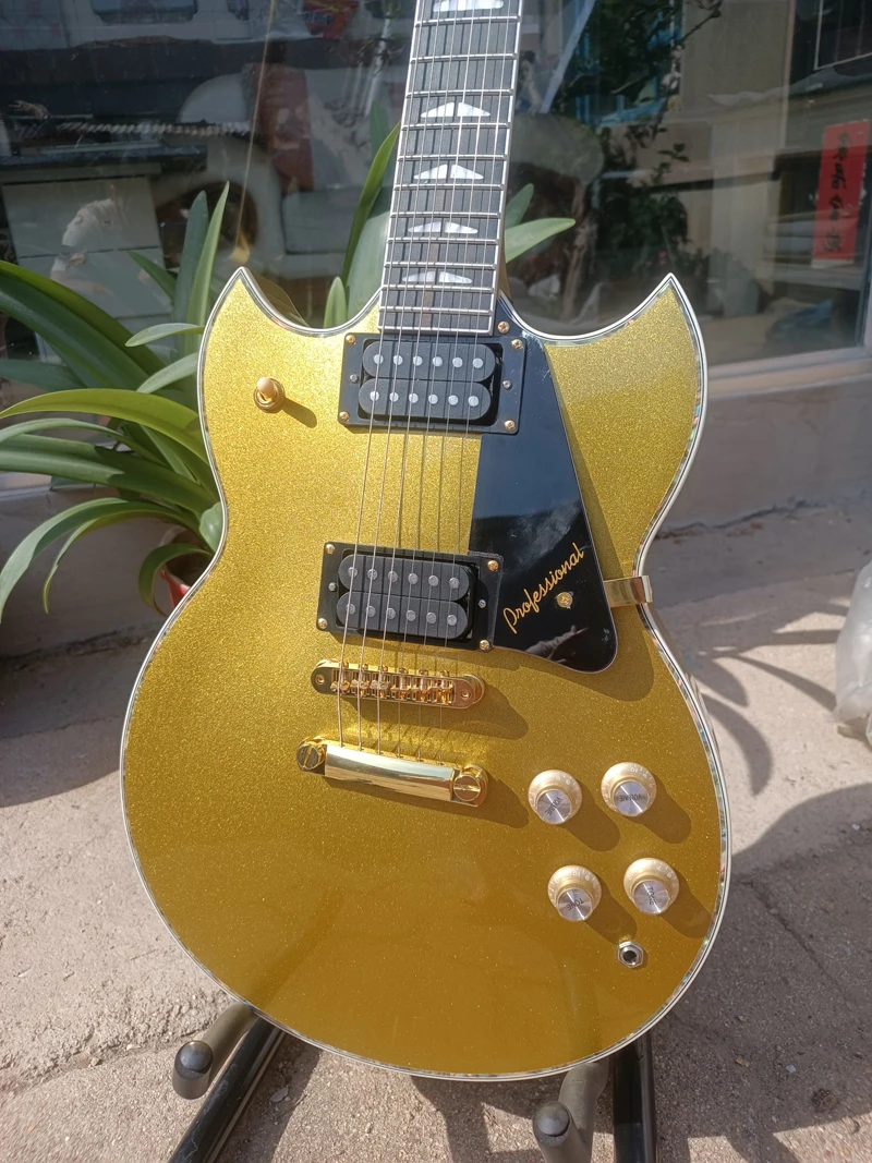 Yamaha Electric Guitar SG3000 Ebony Fingerboard ABR-1 Bridge Gold and Silver Paint