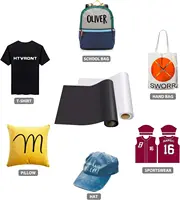 HTVRONT Mixed style Heat Transfer Matte PU Elastic Vinyl for Printing Clothing T-shirt DIY on HTV Roll Film 6