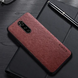 Étui en cuir de luxe pour Sony Xperia - Design simple