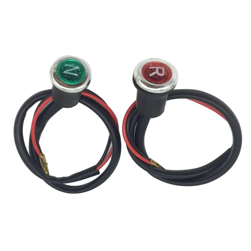 

For Sunl For Taotao ATV Neutral & Reverse Light Indicator Dual Color Indicator Reversing & Neutral Indicator 12V 2Pcs