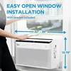 QWMidea 12,000 BTU U-Shaped Smart Inverter Air Conditioner,with Open Window Flexibility,Works with Alexa/Google Assistant 6