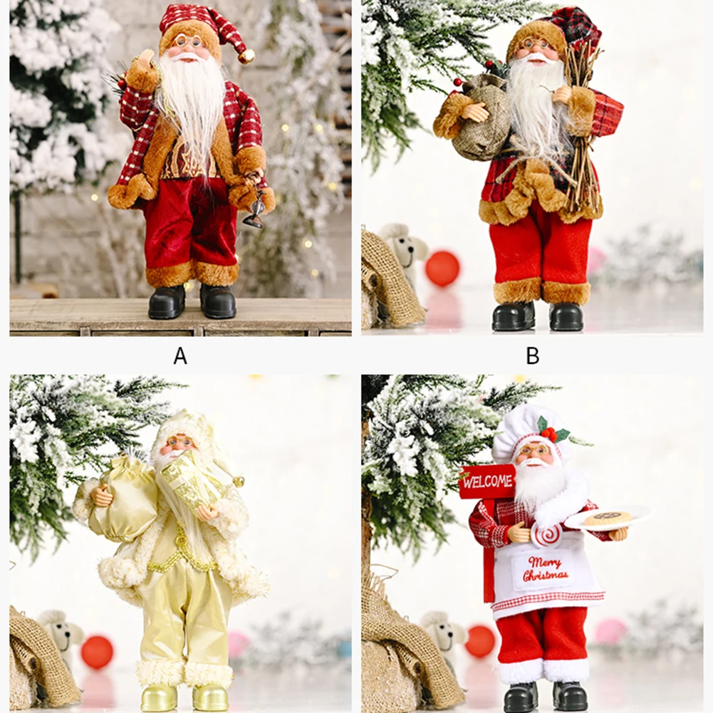 Christmas Character Decoration  Christmas Tree Decoration Christmas Doll Toy Santa Claus Statue Gift For Home Home Ornament
