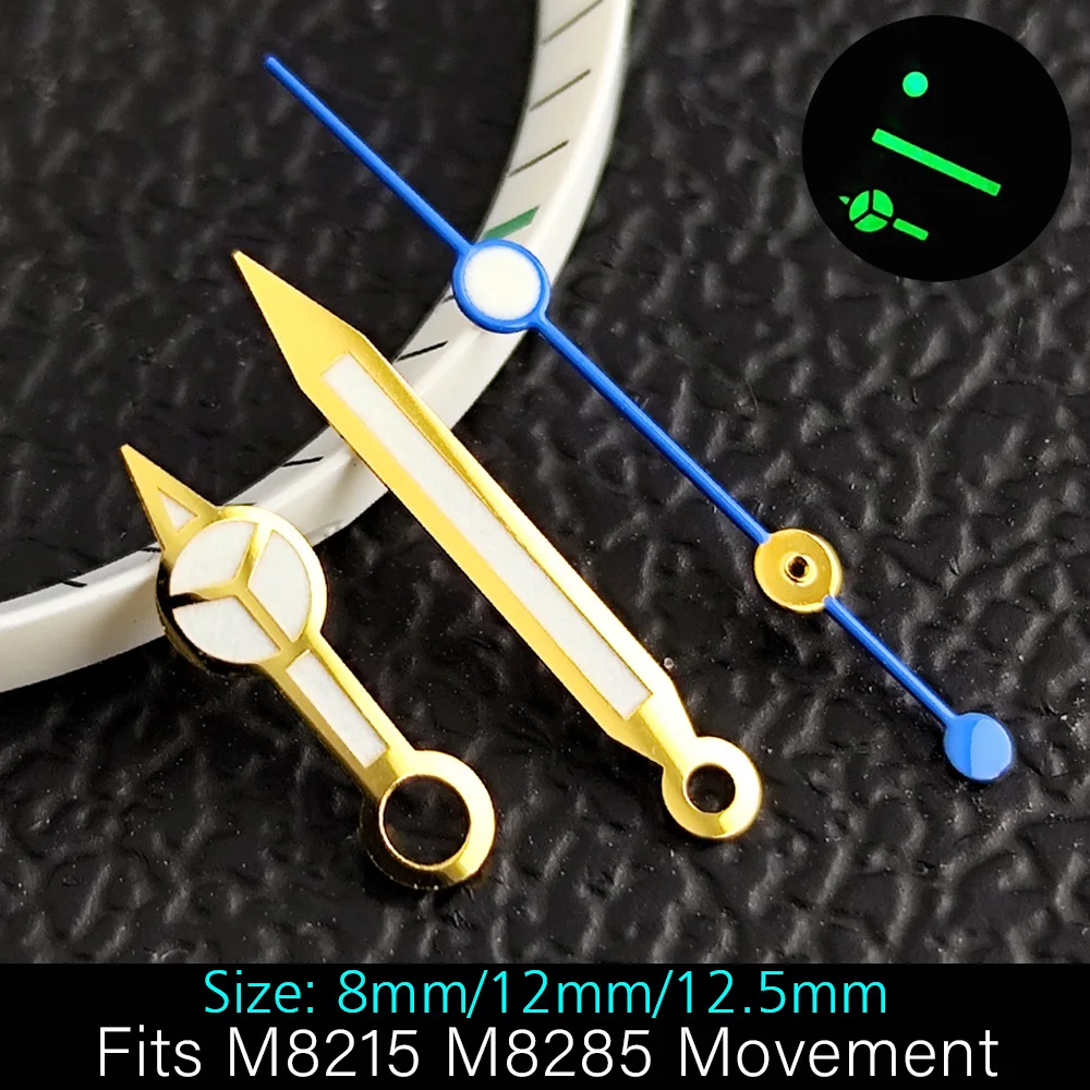 Luminous Green/Blue-Green Watch Hands - Premium Replacement Parts