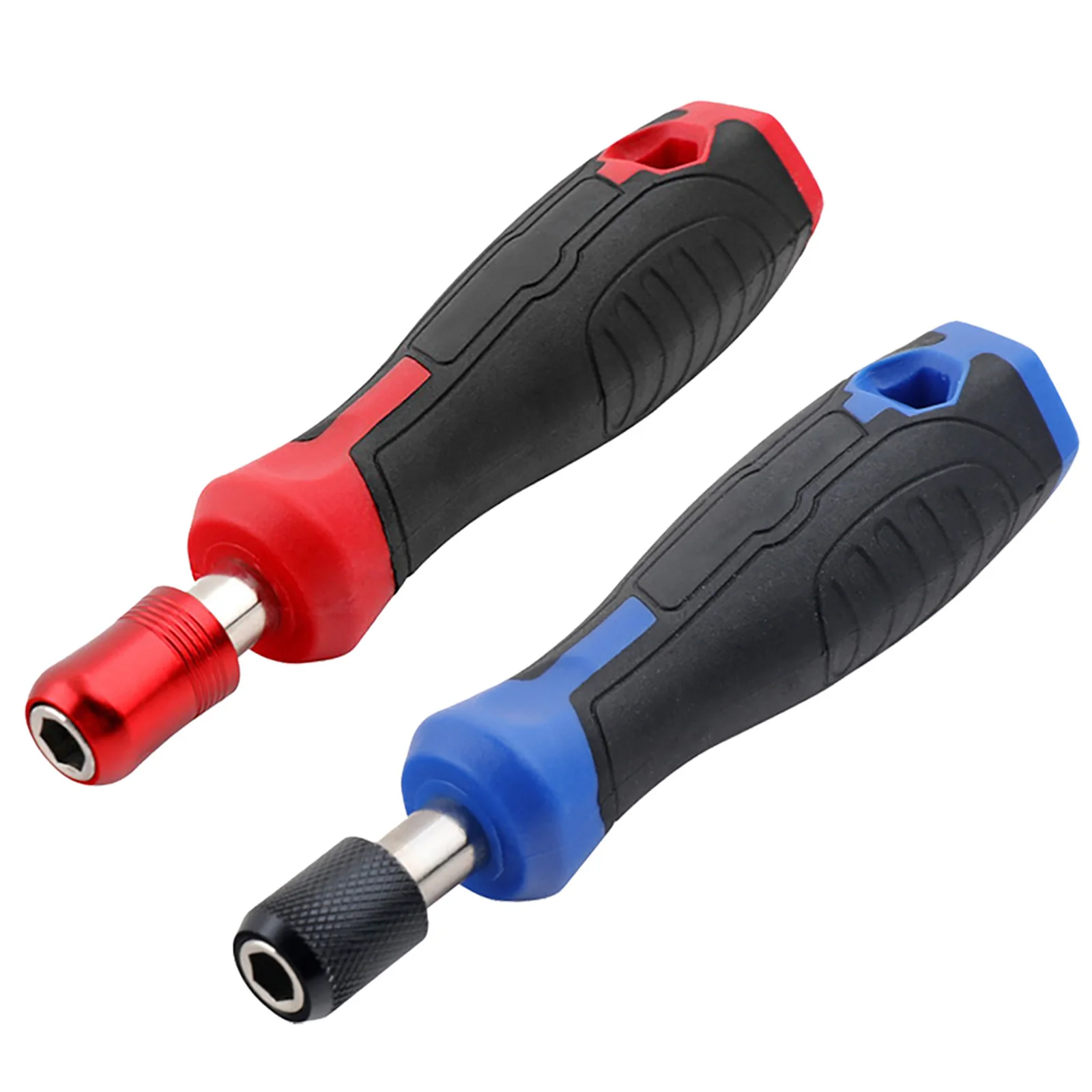 

2Pcs 1/4In Hex Self-locking Adapter Screwdriver Handle Screwdriver Bit Holder Adapter For Screwdriver Bits Socket Wrench Tools