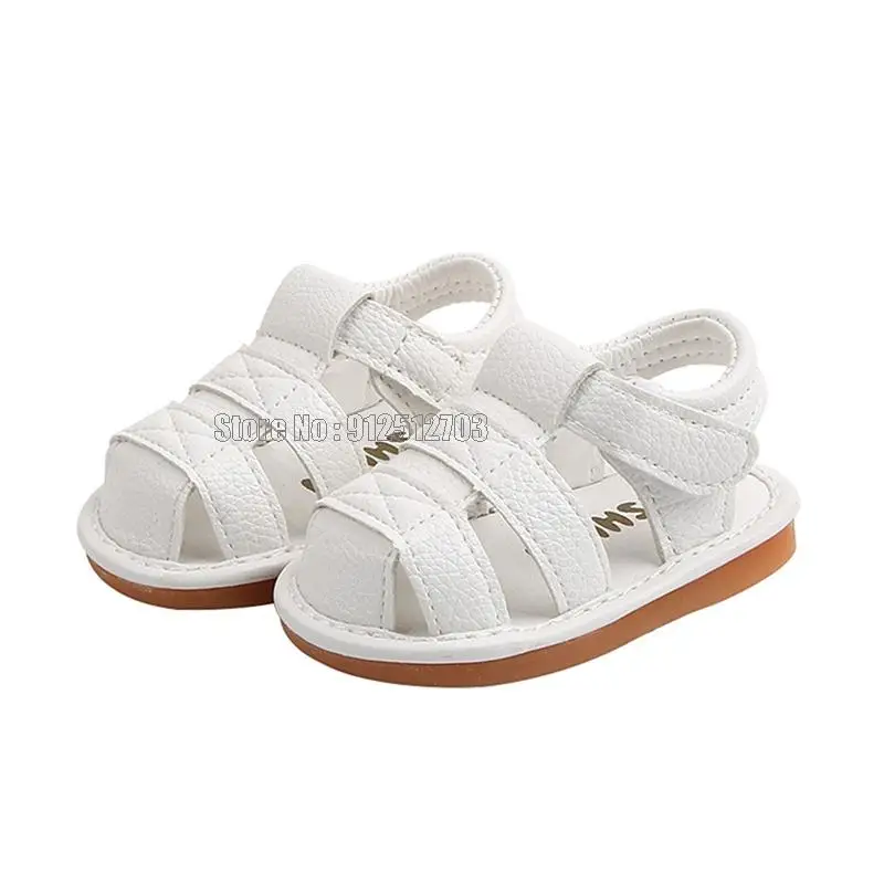 Infant Girls Sandals Summer Can Make Sounds Cute Princesses Toddler Kid Children Sandal Soft First Walker Baby Shoes