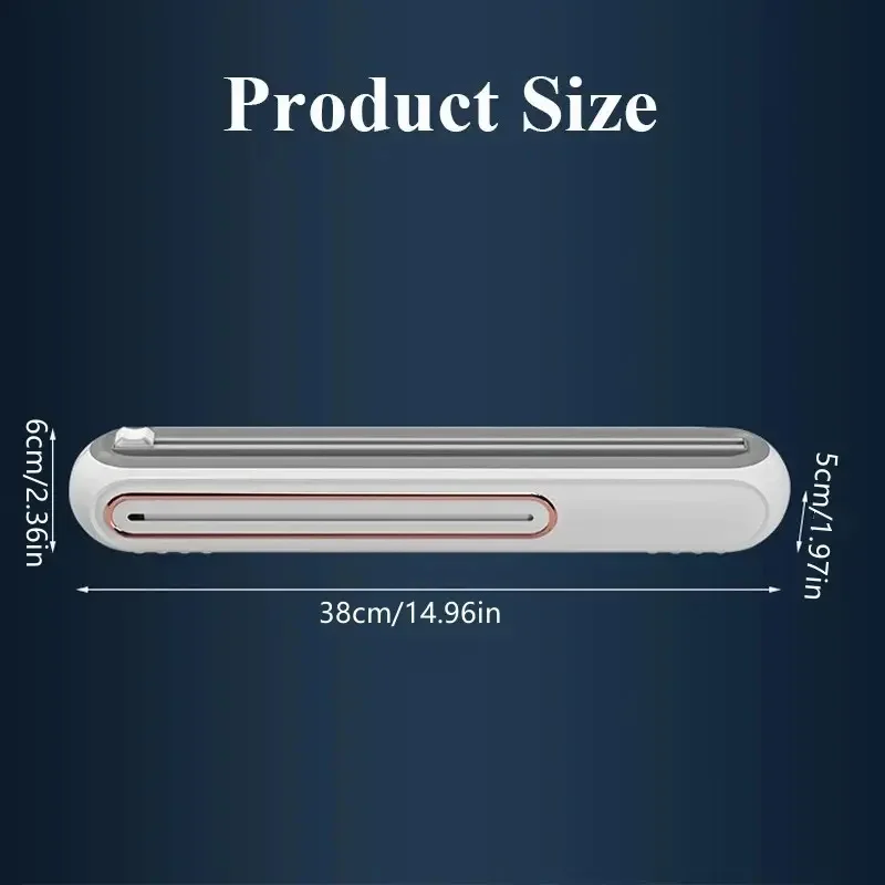 Plastic Wrap Cutter Cling Film Cutter 1pc Plastic Film Cutter Food Packaging Baking Paper Tin Foil Cutter Kitchen Cling Film Box Home Cutting Box Sliding Knife Type