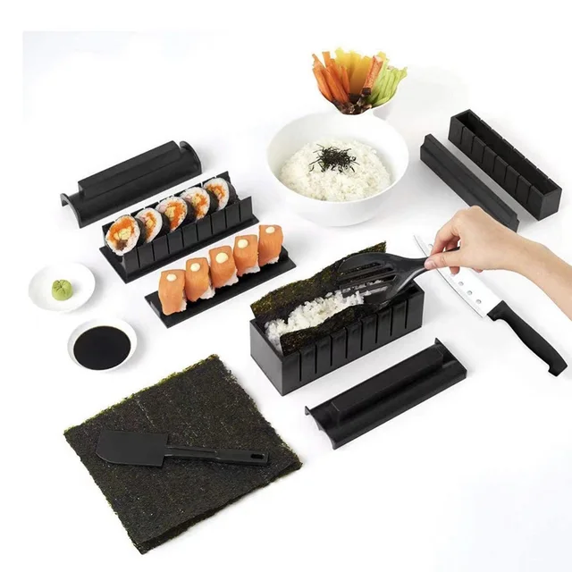 NOBRAND Sushi Making Kit Home Sushi Tool 10 Piece Sushi Set