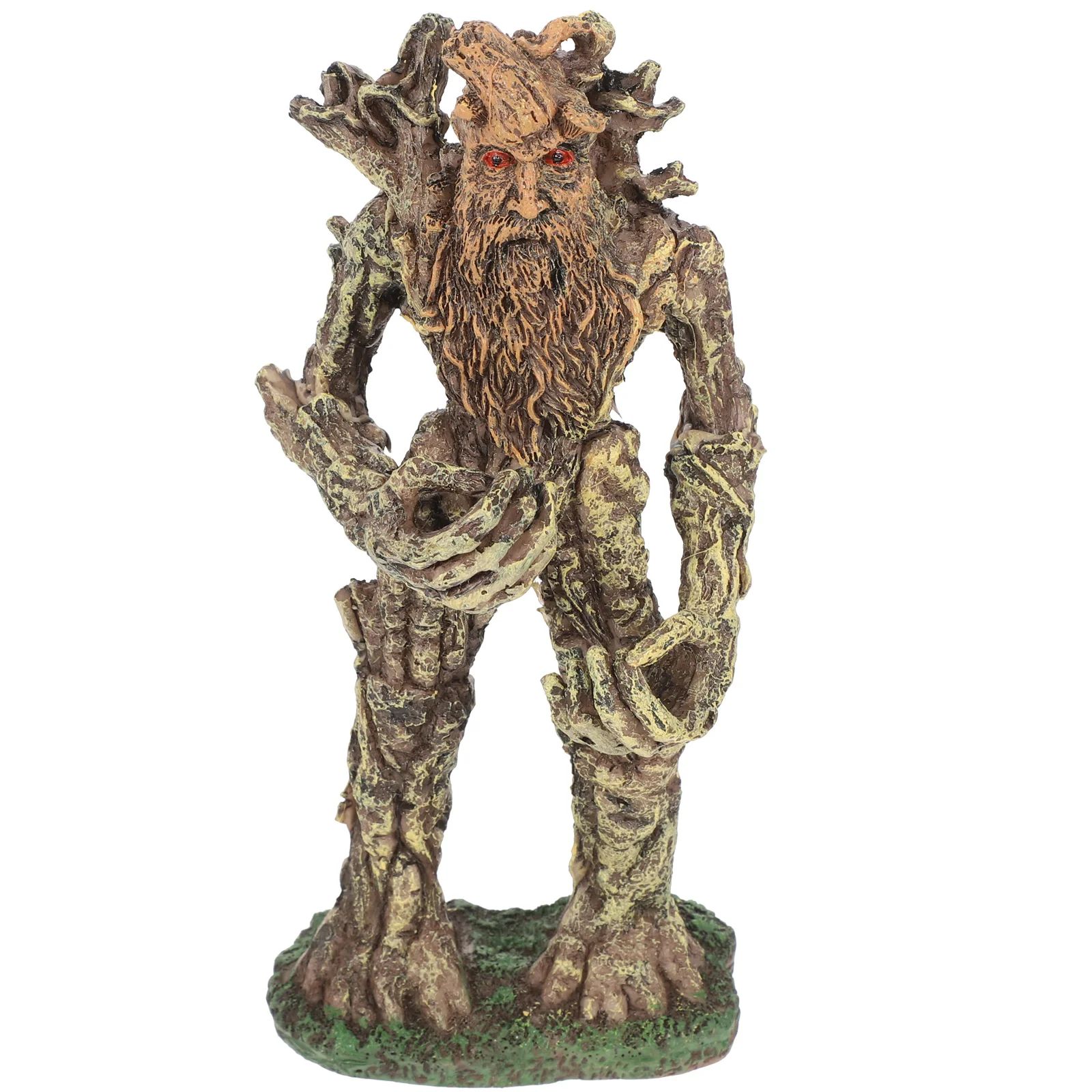 

Tree Stump Aquarium Decoration Ornaments Simulated Man Statue Funny Fish Tank Decorations Artificial Plants