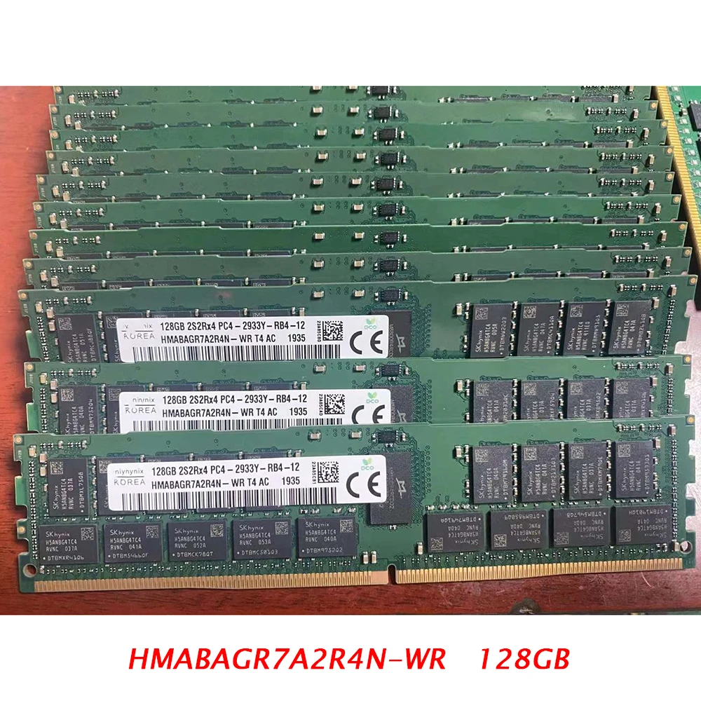 For SK Hynix 128G 2S2RX4 PC4 2933Y ECC REG HMABAGR7A2R4N WR T4 AC DDR4 