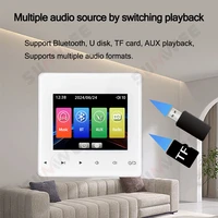Home theater Background music system audio in wall power amplifier bluetooths player sound TF AUX control panel ceiling speakers - Image 3