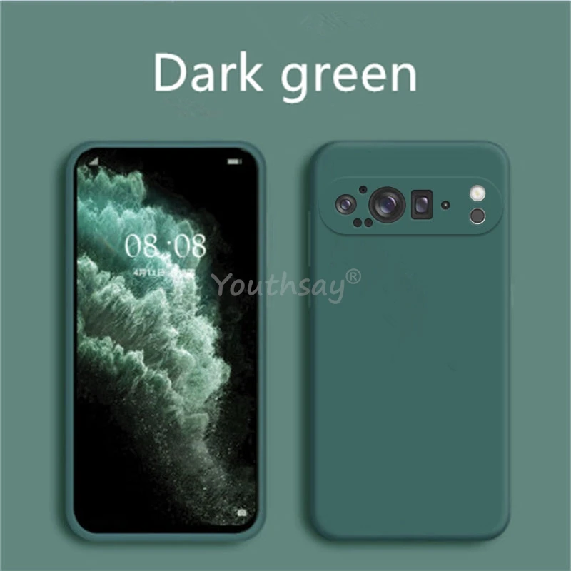 Premium Liquid Silicone Phone Case - Soft TPU Rubber Protector Cover