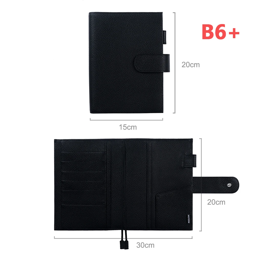 Special Defective Original A5+/ B6+ Size Cover for Hobonichi Stalogy Notebook Genuine Pebbled Grain Leather Planner Organizer 3