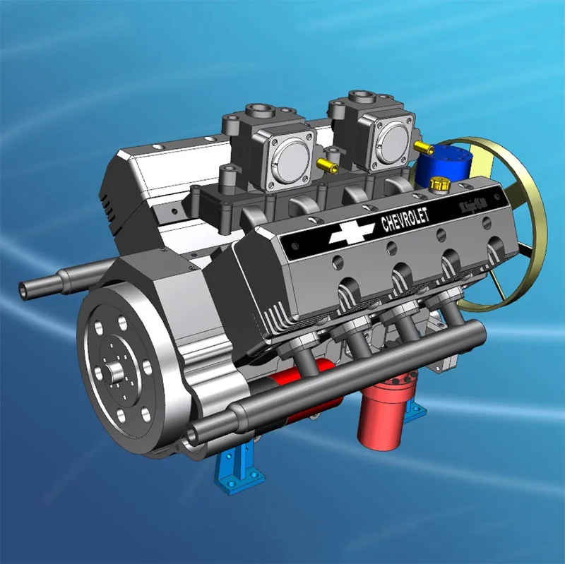 Рисунок 3 - Модель двигателя V8 может запустить VX800