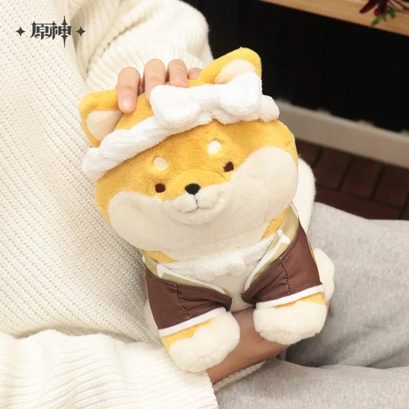 1PCS 20cm Game Genshin Impact Taroumaru Plush Shiba Inu Doll Anime Stuffed Toy Xmas Kids Gift