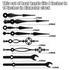 Clock Pointer Movement Quartz Clock DIY Luminous Hands Movement Mechanism Quartz Clock Repair Tools Alarm Clocks 3