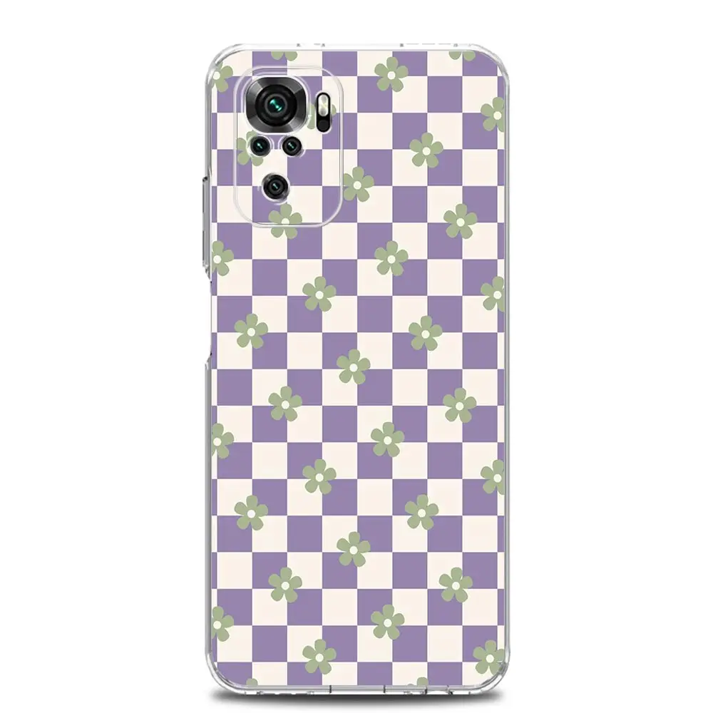 Daisy Graphic Printed Clear TPU Phone Case Cover