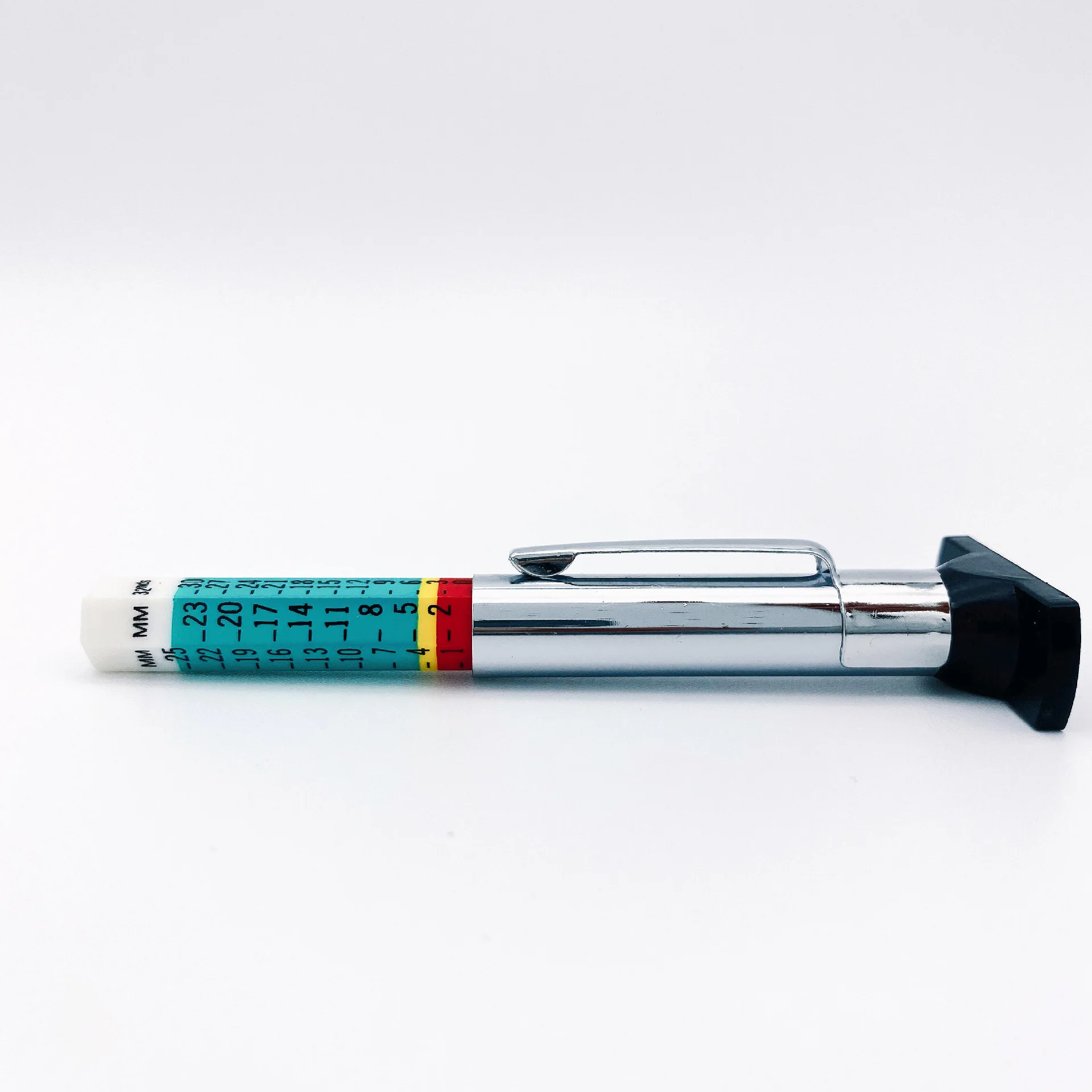 Color Car Tire Depth Gauge Pattern Ruler Thread Rule 25mm NDS Tire Pattern Depthometer