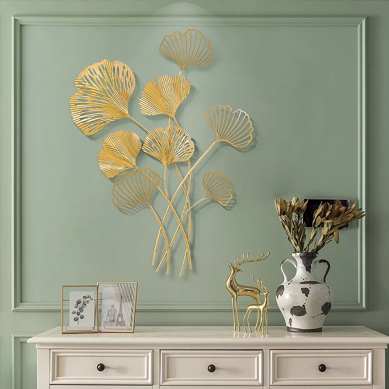 חלקי קיר עיצוב פנים מודרניים נורדיים מתכת סלון זהב אביזרים אחרים עיצוב בית קיר יוקרתי לבית