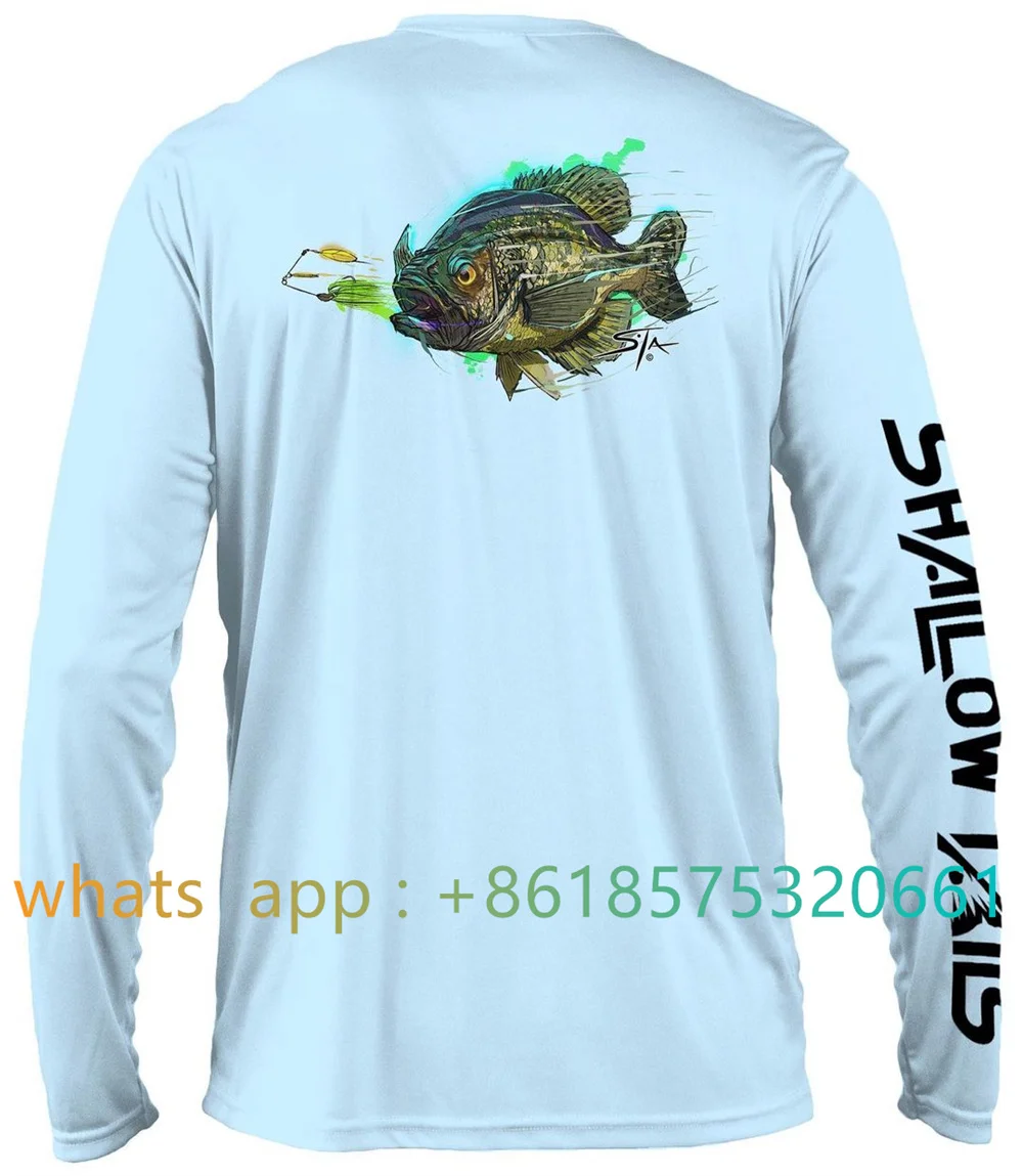 Fishing Shirt Men Uv Long Sleeve Shirt Fishing Clothes Camisa