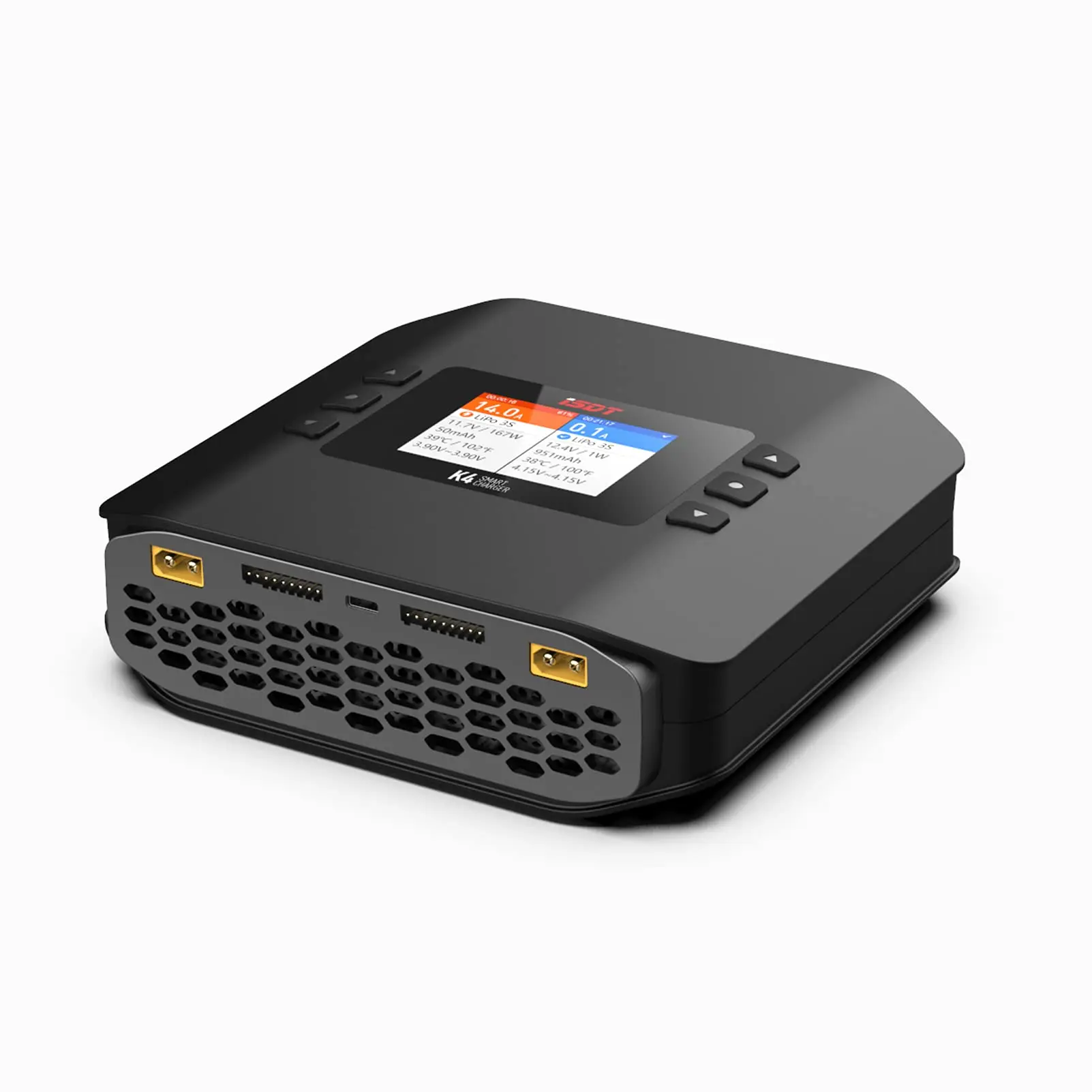 ISDT K4 Dual Channel Lipo Battery Balancer AC 400W DC 600W 20A 1~8s RC Charger