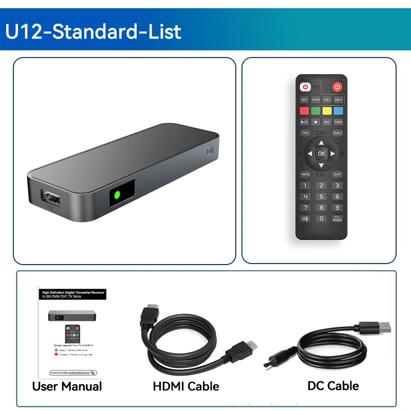 Decodificador de Tv Digital de Alta Definición - UBISHENG U-008 para  convertidor analógico HDTV Live 1080P