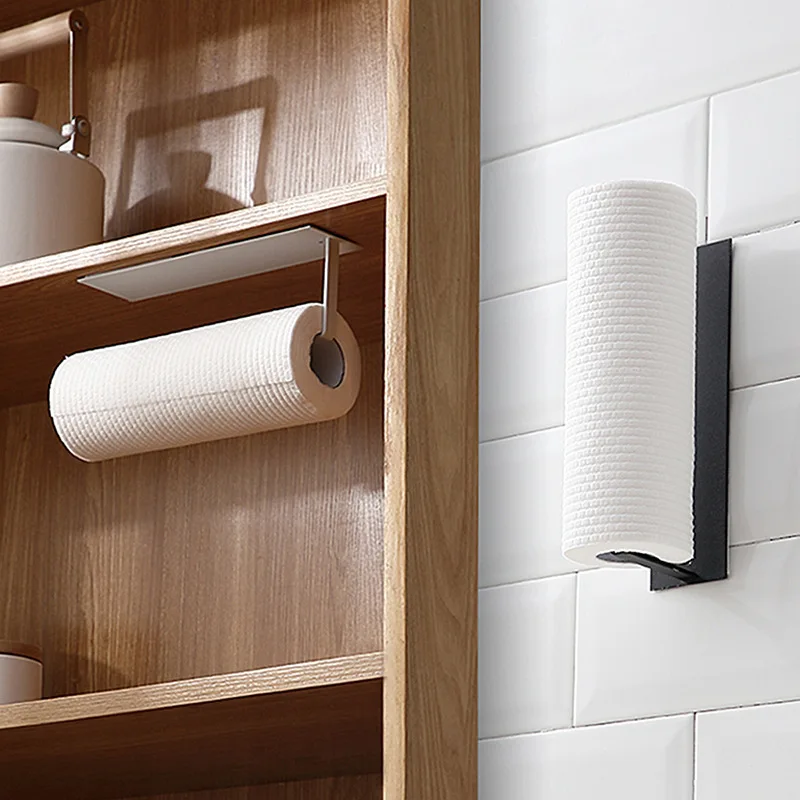 

Paper Towel Holder Hooks Kitchen Storage Organizer Gadget Set Tools Cabinet Utensil Things Accessories Supplies