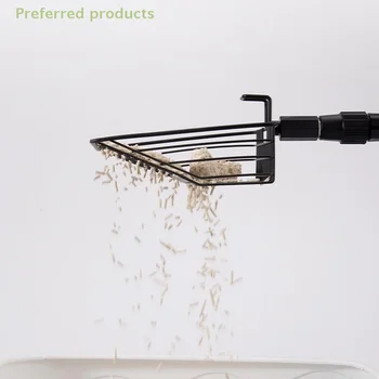 1PC Chicken Coop Rake Retractable Cat Litter Scoop Poop Shovel Garden Separating Poop And Debris Tools Cleaning Tools