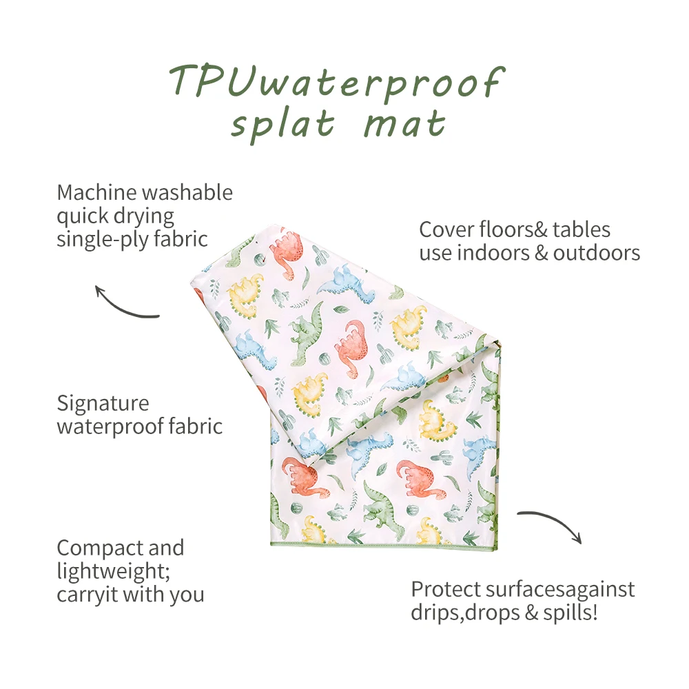 HappyFlute Waterproof Multi-Purpose Baby Mat 130×130CM 3