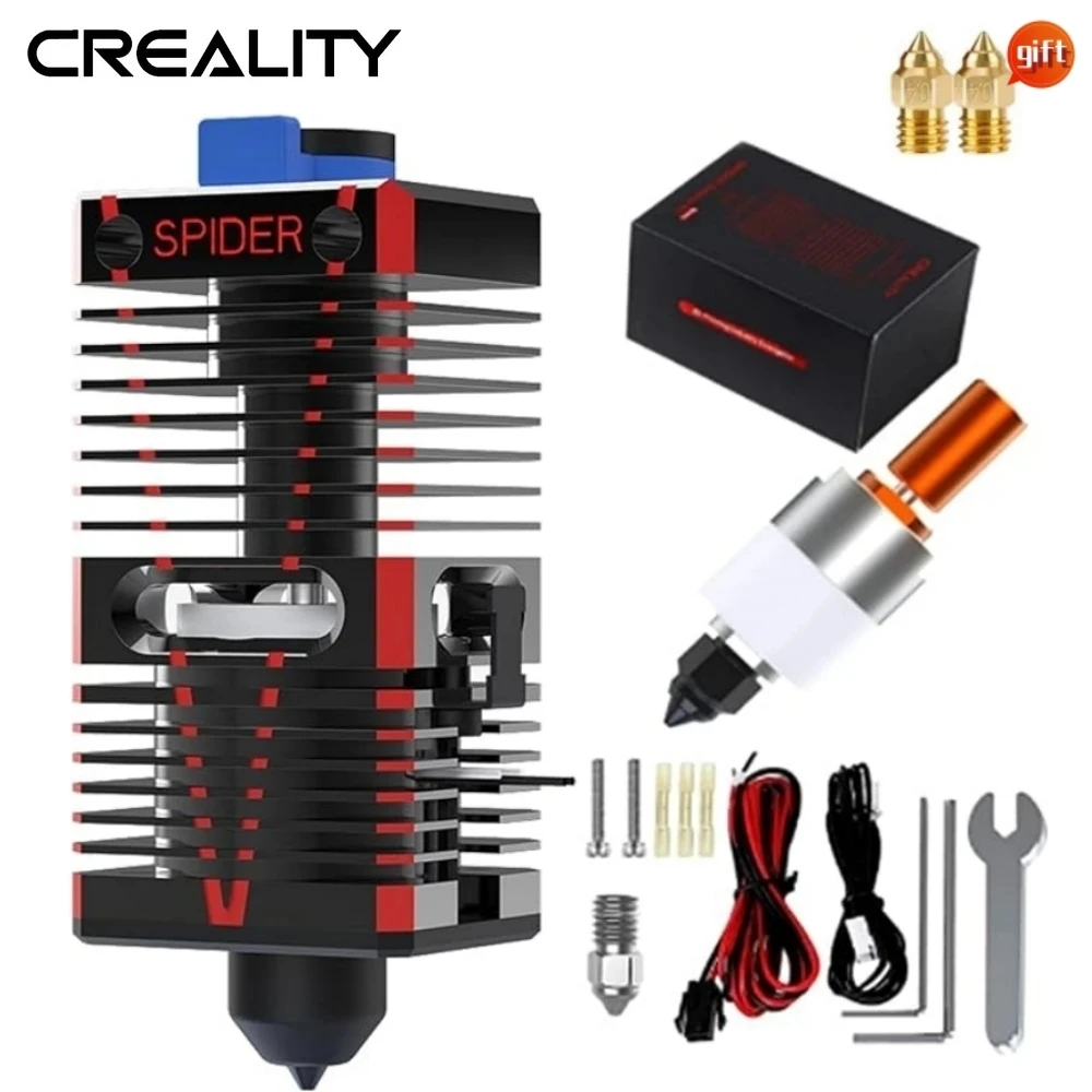 

Набор для Hotend Creality паук керамический, высокоскоростной Ender 3 Hotend до 300 ℃ для принтера Ender 3/3 V2/3Pro,Ender 5 3D