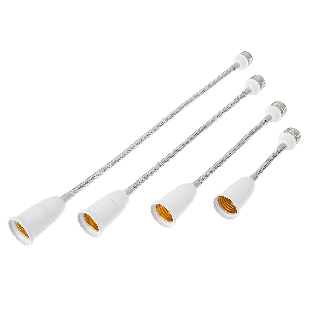 E27 to E27 Lamp Flexible Extension Adapter Converter LED Bulb Lamp Lighting Elongation Holder Desk Lighting Accessories